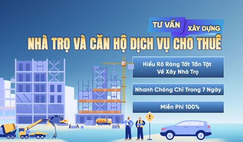 TƯ VẤN XÂY NHÀ TRỌ MIỄN PHÍ 100% CHỈ TRONG 7 NGÀY 
