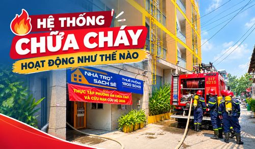  HỆ THỐNG CHỮA CHÁY HOẠT ĐỘNG NHƯ THẾ NÀO KHI XẢY RA HỎA HOẠN?