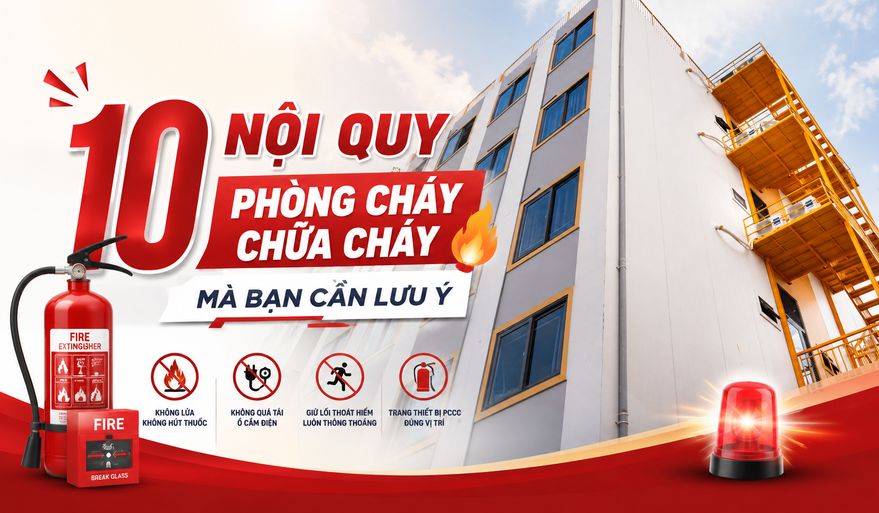  10 NỘI QUY PHÒNG CHÁY CHỮA CHÁY MÀ BẠN CẦN LƯU Ý