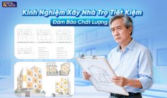 KINH NGHIỆM XÂY NHÀ TRỌ TIẾT KIỆM, ĐẢM BẢO CHẤT LƯỢNG