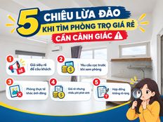  5 CHIÊU LỪA ĐẢO KHI TÌM PHÒNG TRỌ GIÁ RẺ CẦN CẢNH GIÁC